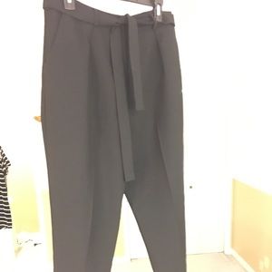 ASOS high-waisted trousers with belt